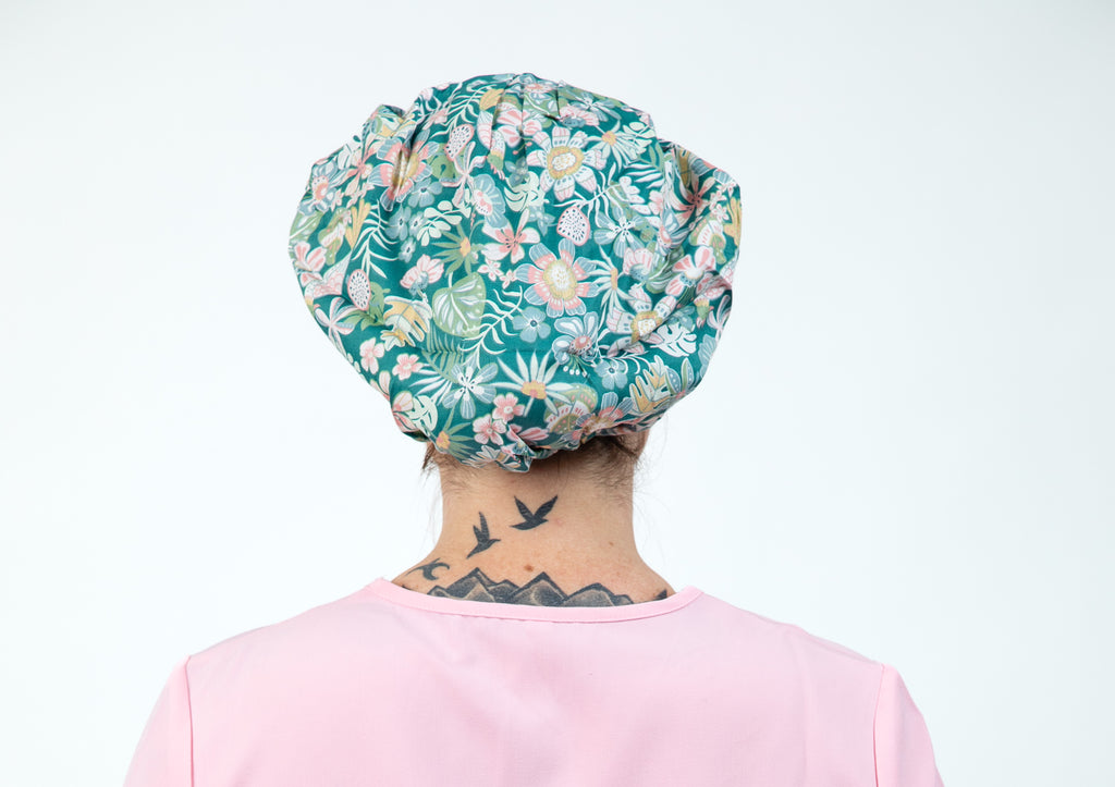 Bouffant Scrub Cap with SILC™ Lining - SOLIFE SCRUBS