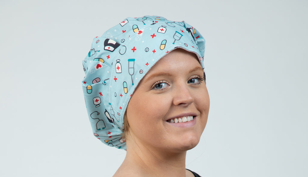 Bouffant Scrub Cap with SILC™ Lining - SOLIFE SCRUBS