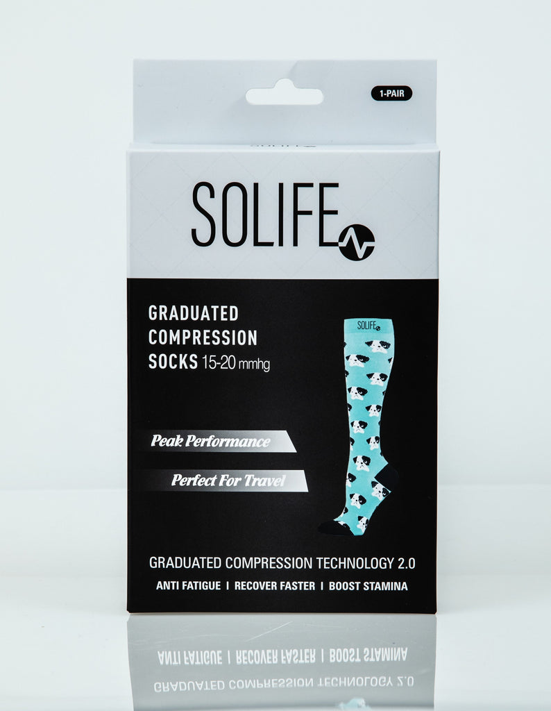 Graduated Compression Socks for Women - SOLIFE SCRUBS